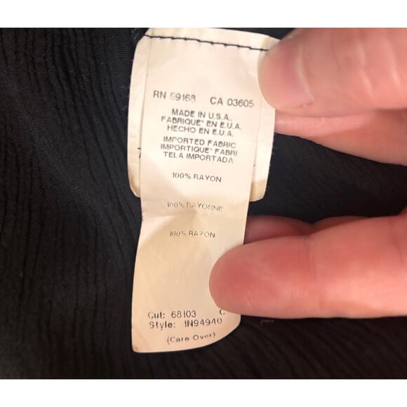 Karen Kane Womens Belted Tie Waist Dress 3/4 Sleeve XS Professional Career Work - Picture 5 of 7